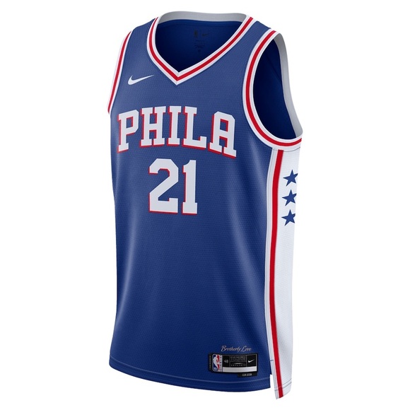 Joel Embiid Philadelphia 76ers Nike Unisex Swingman Jersey - Icon Edition - - Picture 3 of 5